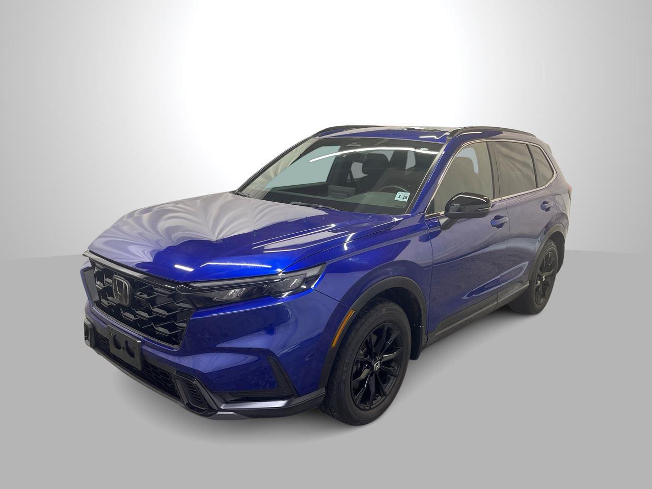 Canyon River Blue Metallic 2023 Honda CR-V Hybrid Sport AWD SUV / Crossover All-Wheel Drive Continuously Variable Transmission