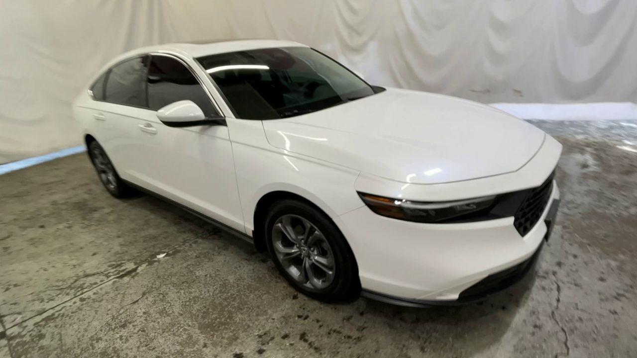 2024 Honda Accord Sedan EX - Platinum White Pearl exterior view 2