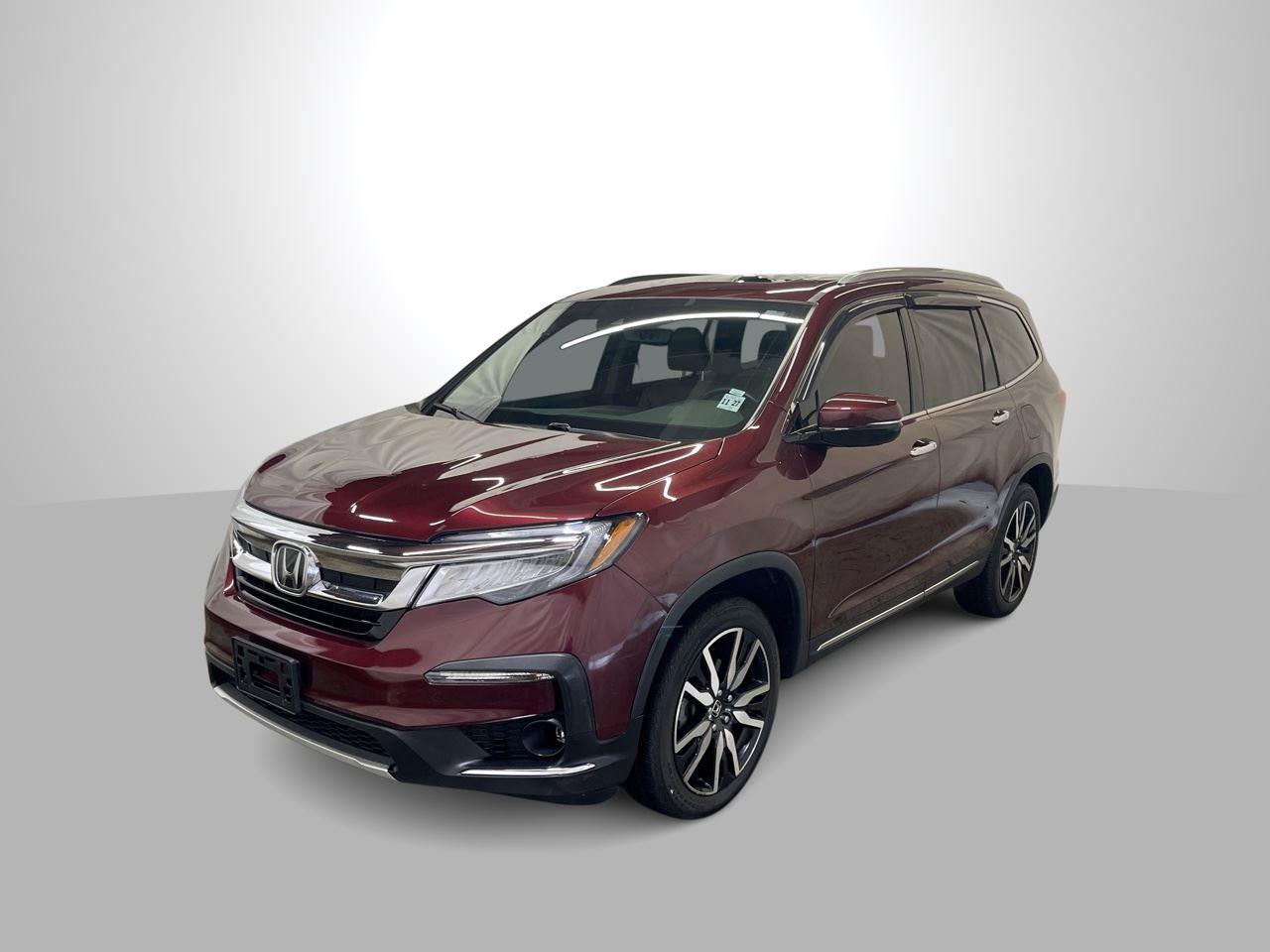 Red (Deep Scarlet Pearl) 2022 Honda Pilot Touring AWD with Rear Captain's Chairs SUV / Crossover All-Wheel Drive Automatic