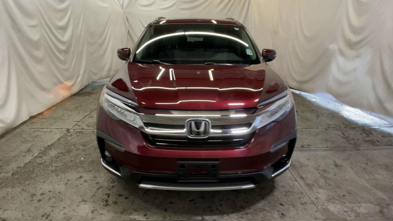 2022 Honda Pilot Touring 7-Passenger - Deep Scarlet Pearl exterior view 3