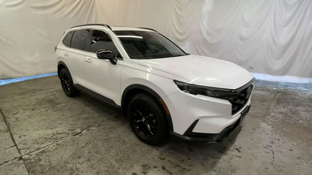 2024 Honda CR-V Hybrid Sport-L - Platinum White Pearl exterior view 2