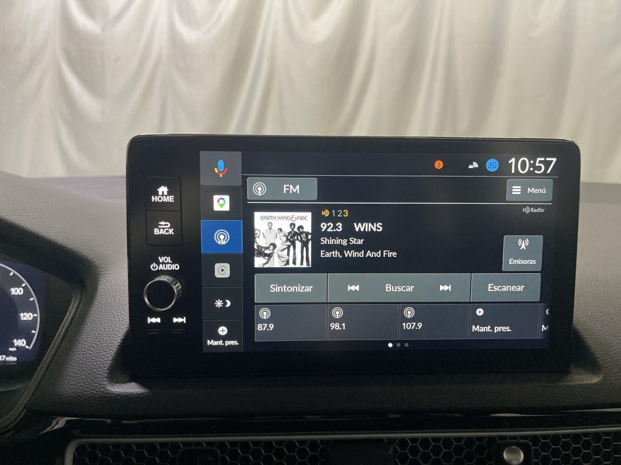 2025 Honda Civic Hatchback Hybrid Sport Touring - Platinum White Pearl exterior view 16