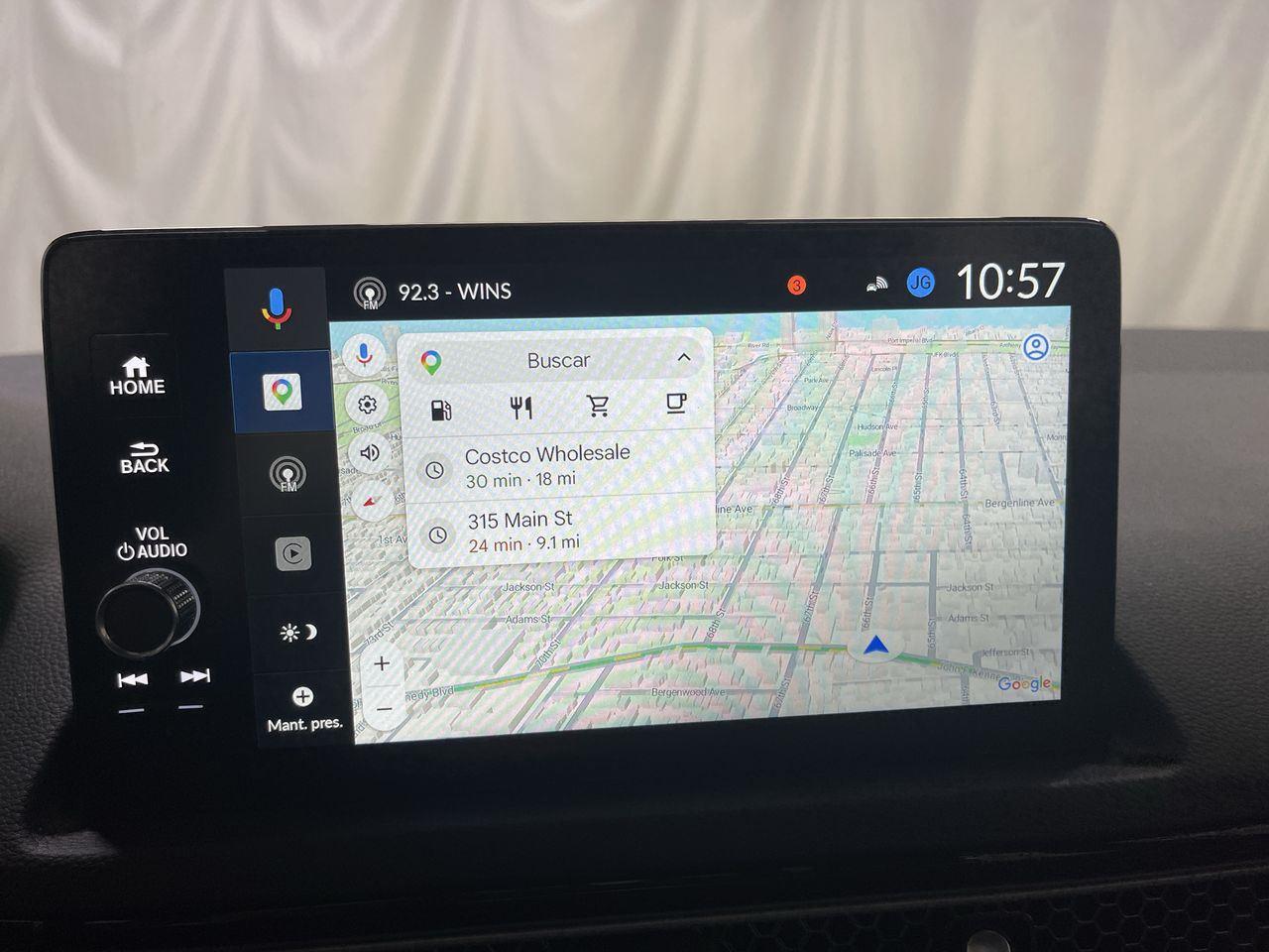 2025 Honda Civic Hatchback Hybrid Sport Touring - Platinum White Pearl exterior view 18