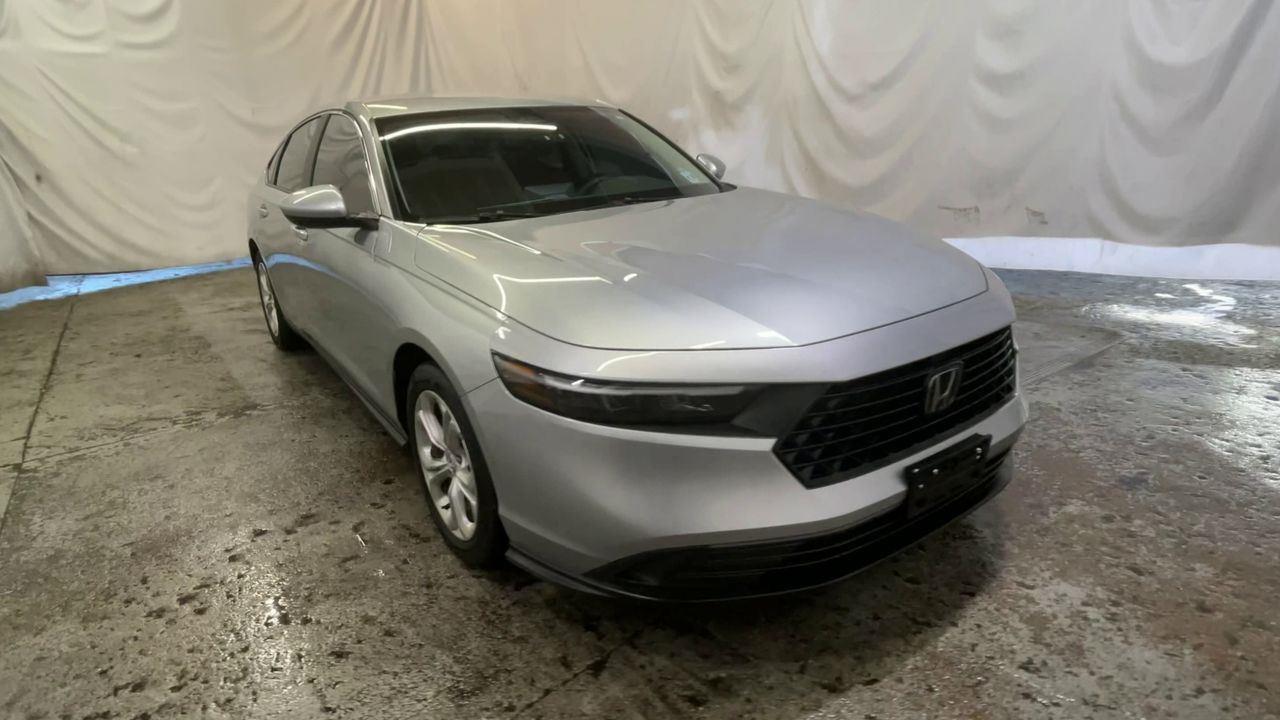 2024 Honda Accord Sedan LX - Solar Silver Metallic exterior view 2