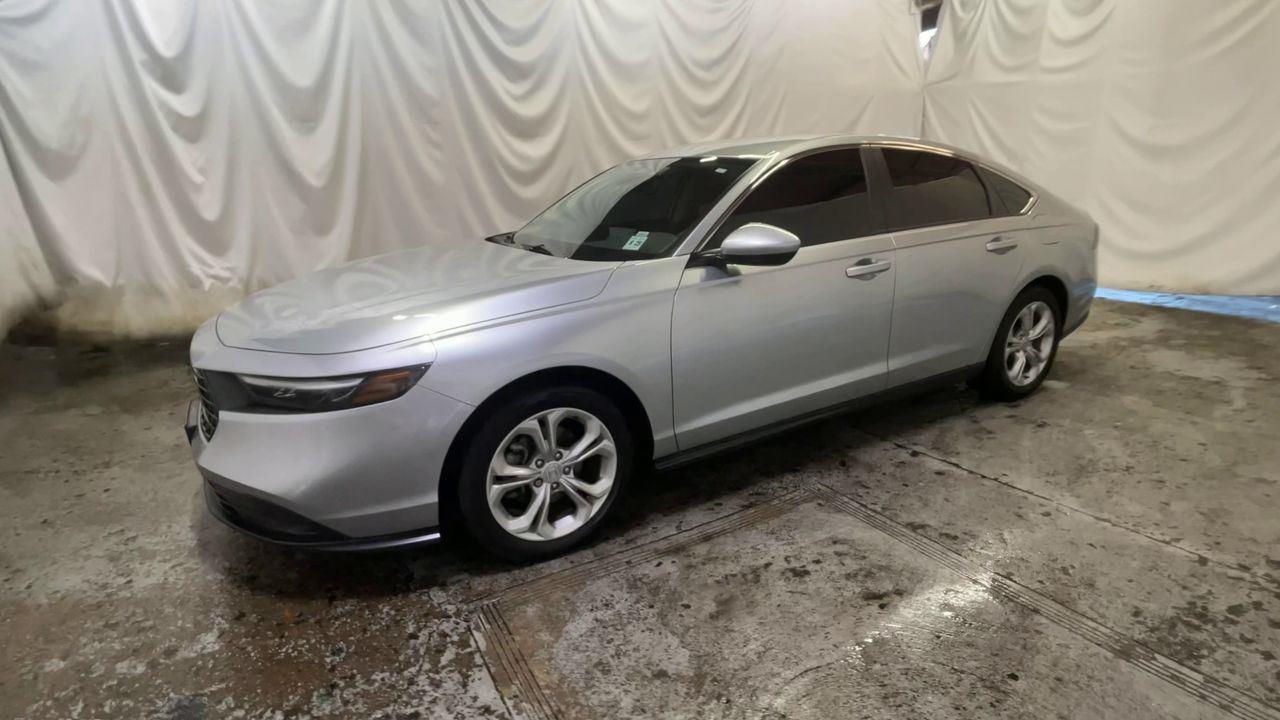 2024 Honda Accord Sedan LX - Solar Silver Metallic exterior view 4