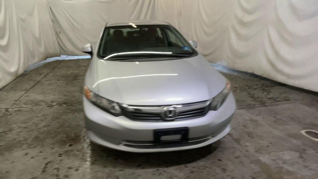 2012 Honda Civic Sdn LX - Alabaster Silver Metallic exterior view 3