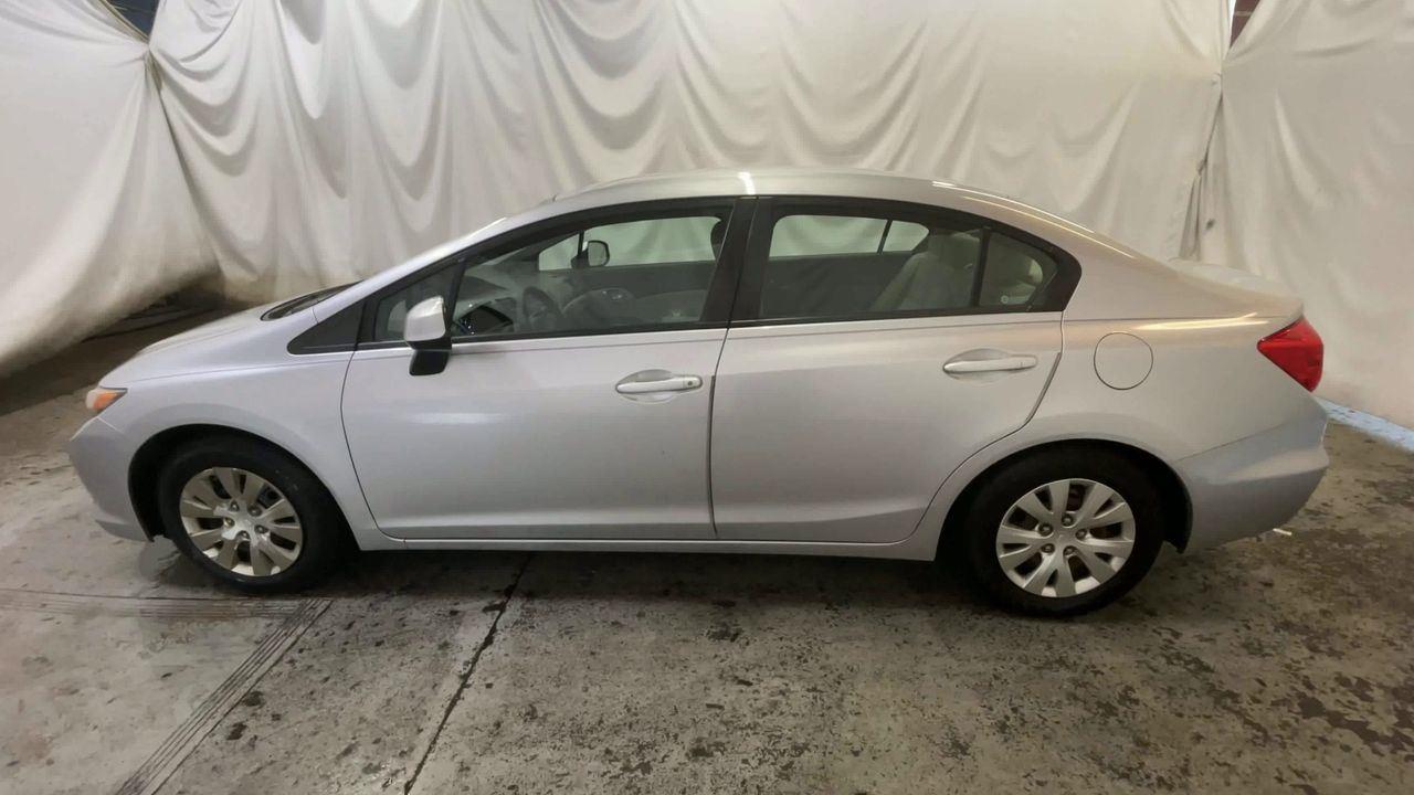 2012 Honda Civic Sdn LX - Alabaster Silver Metallic exterior view 5