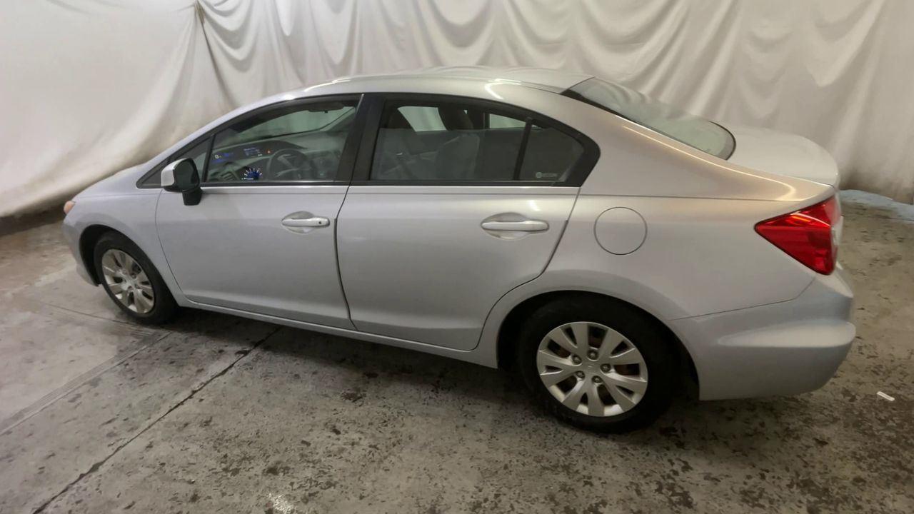 2012 Honda Civic Sdn LX - Alabaster Silver Metallic exterior view 6