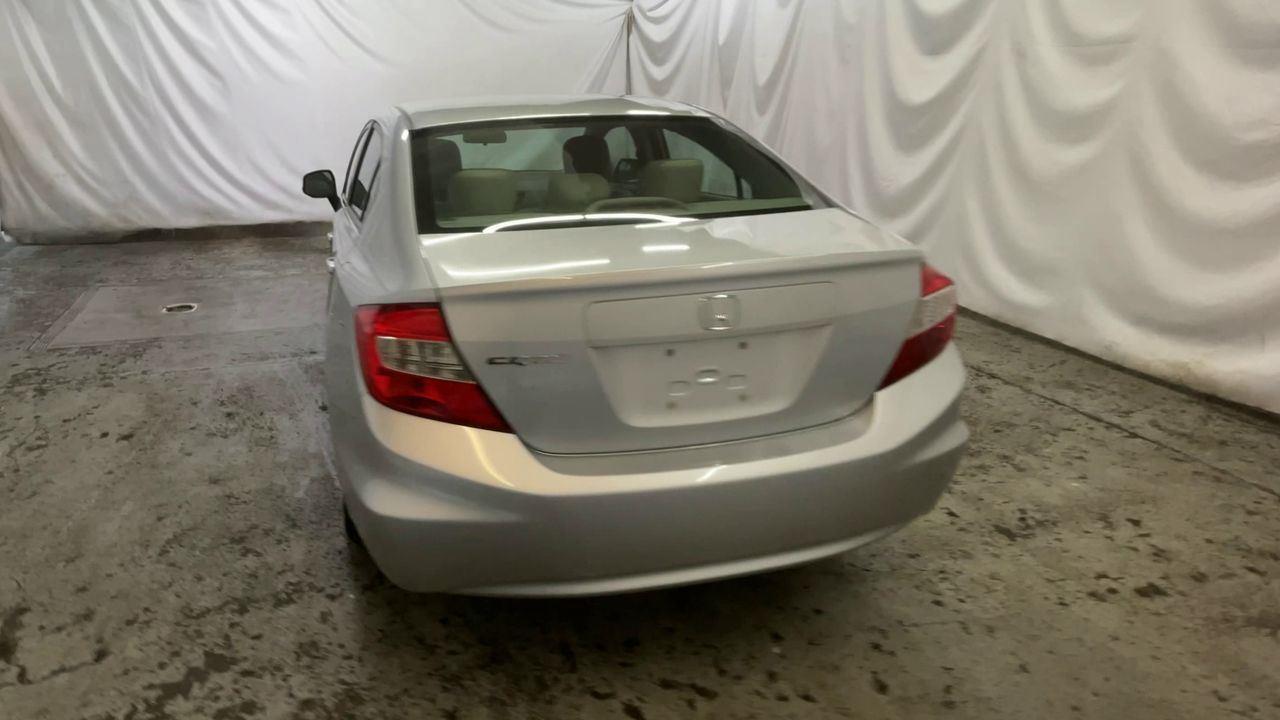2012 Honda Civic Sdn LX - Alabaster Silver Metallic exterior view 7