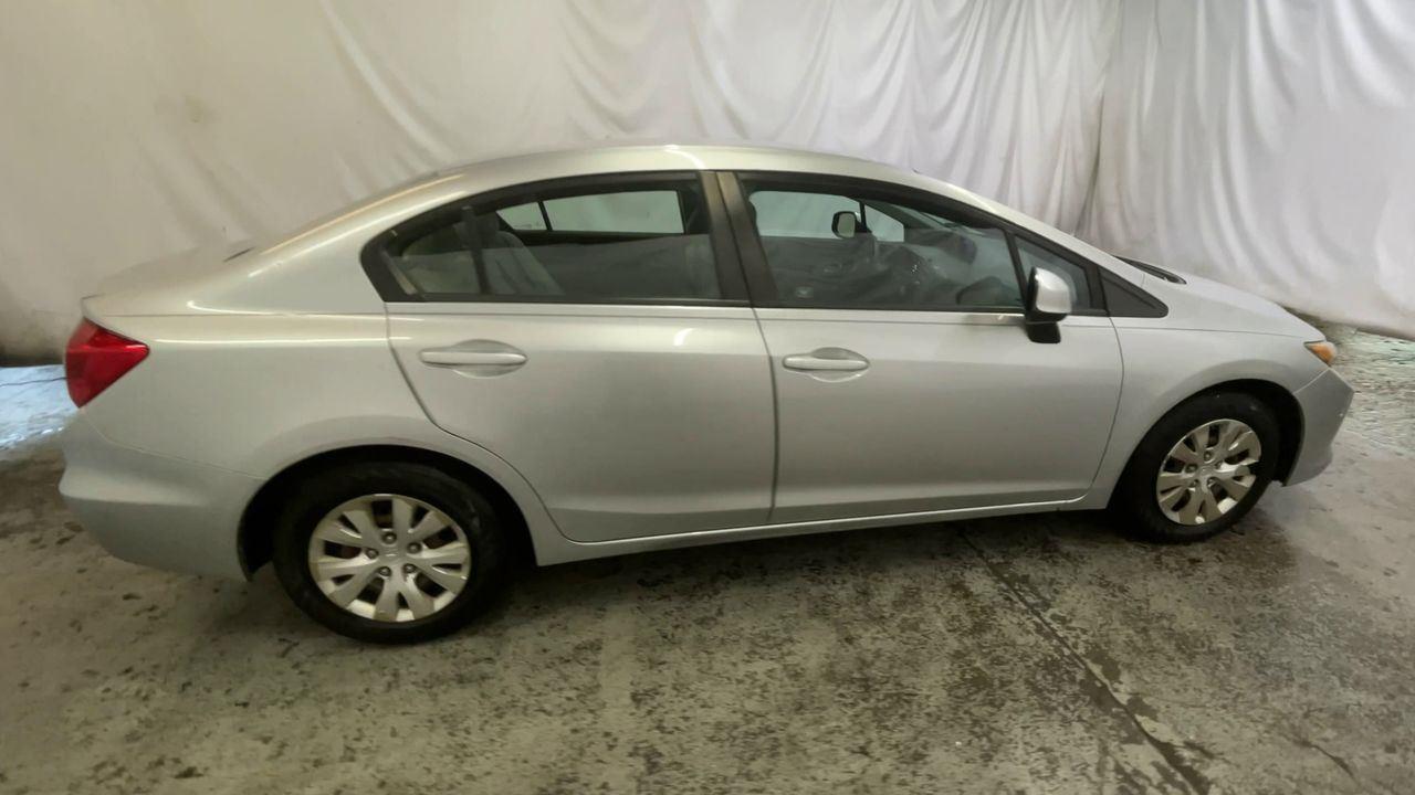 2012 Honda Civic Sdn LX - Alabaster Silver Metallic exterior view 9