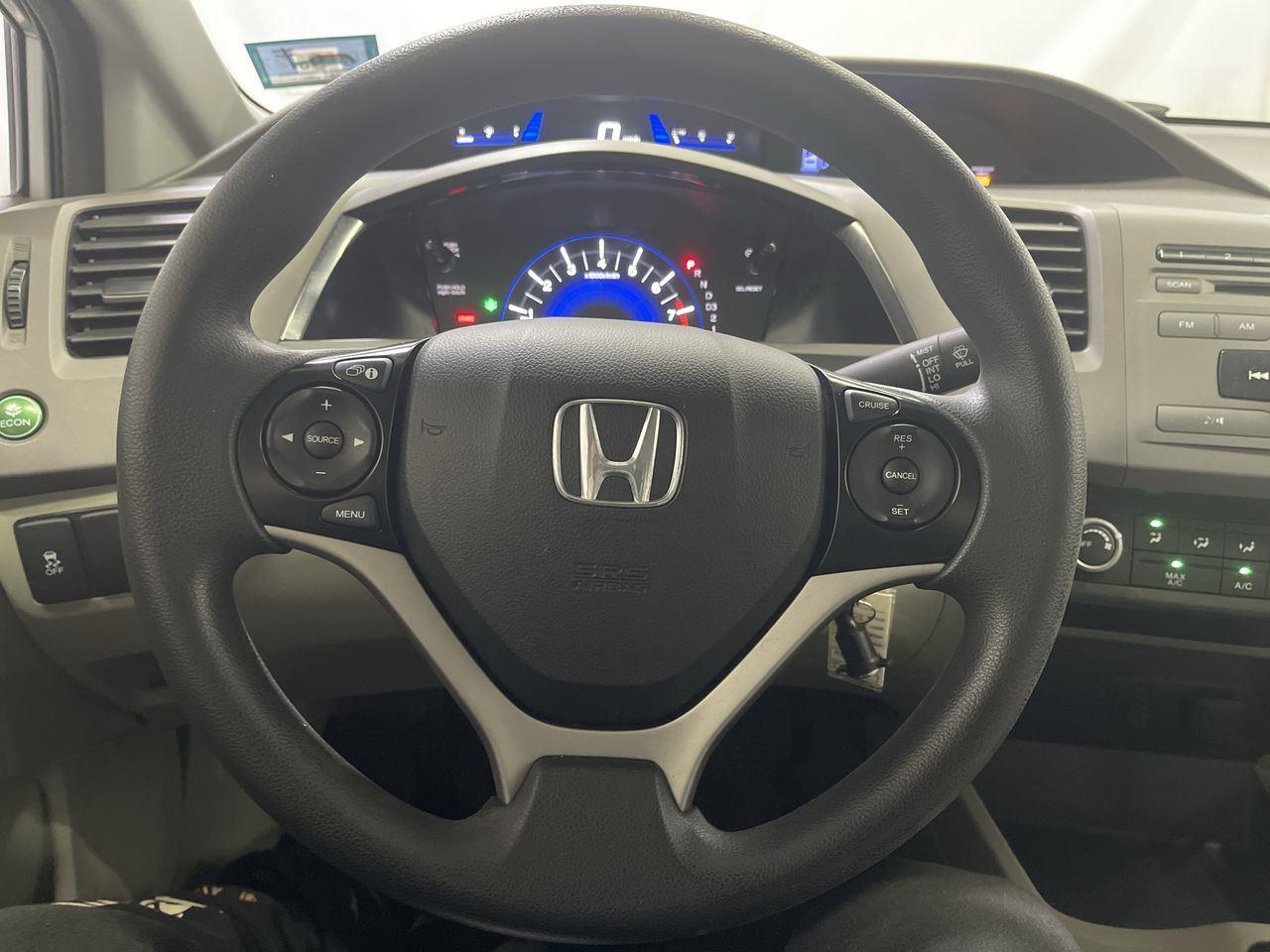 2012 Honda Civic Sdn LX - Alabaster Silver Metallic exterior view 14