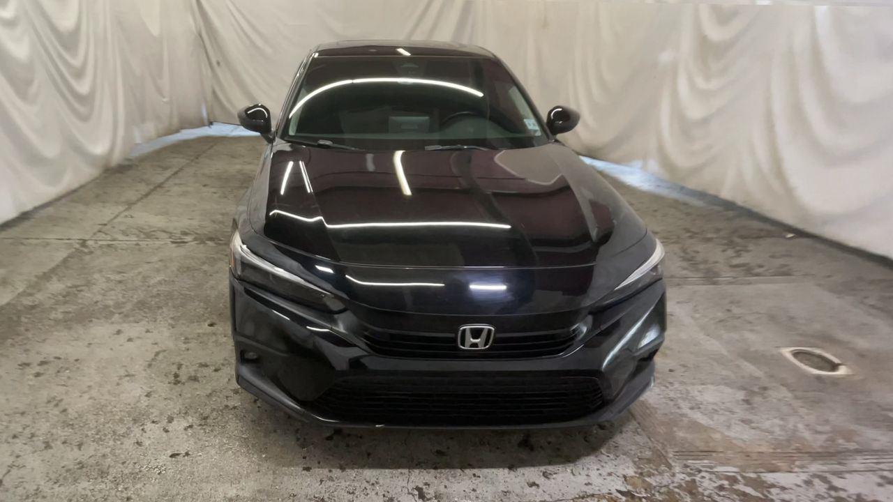 2023 Honda Civic Sedan Touring - Crystal Black Pearl exterior view 3