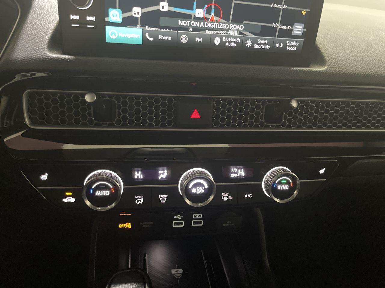 2023 Honda Civic Sedan Touring - Crystal Black Pearl exterior view 19