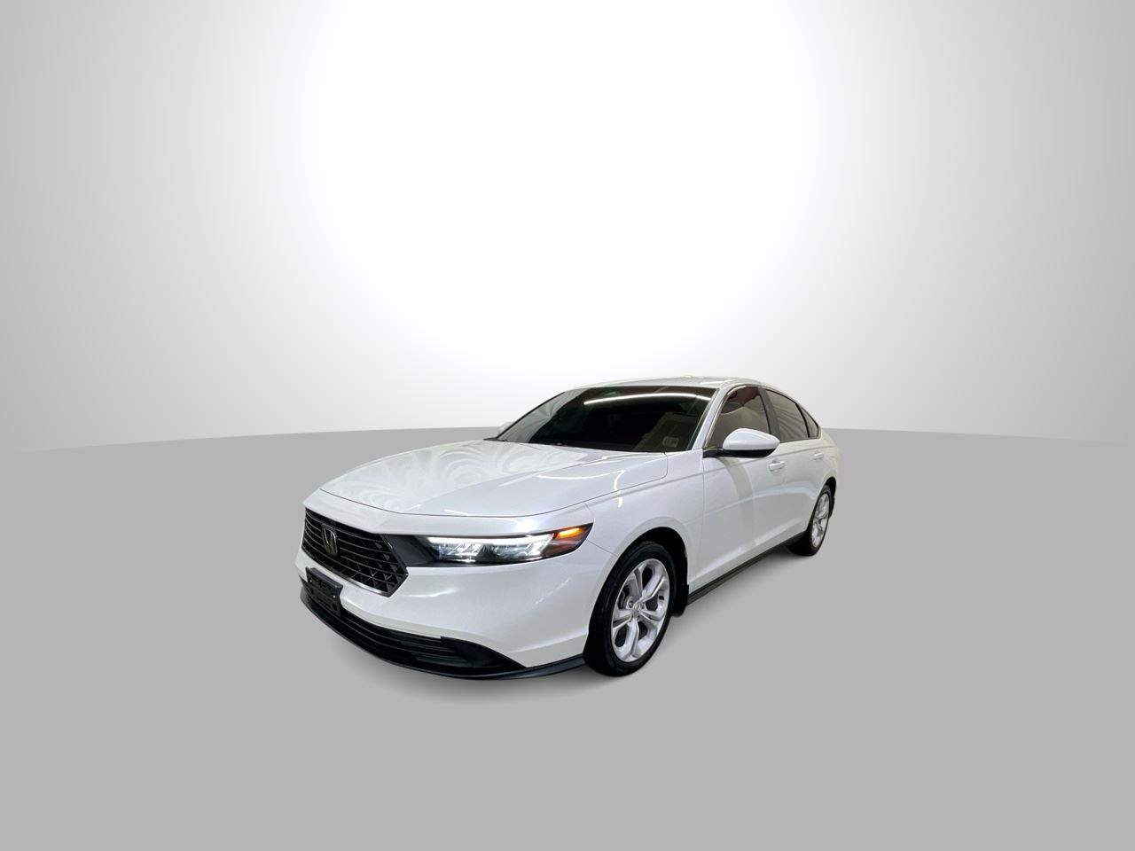 Platinum White Pearl 2025 Honda Accord LX FWD Sedan Front-Wheel Drive Continuously Variable Transmission