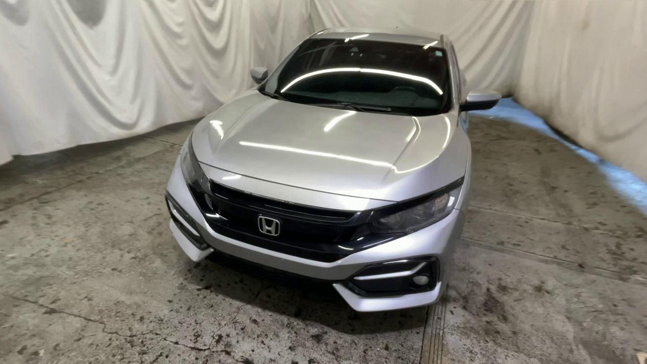 2021 Honda Civic Hatchback Sport - Lunar Silver Metallic exterior view 3