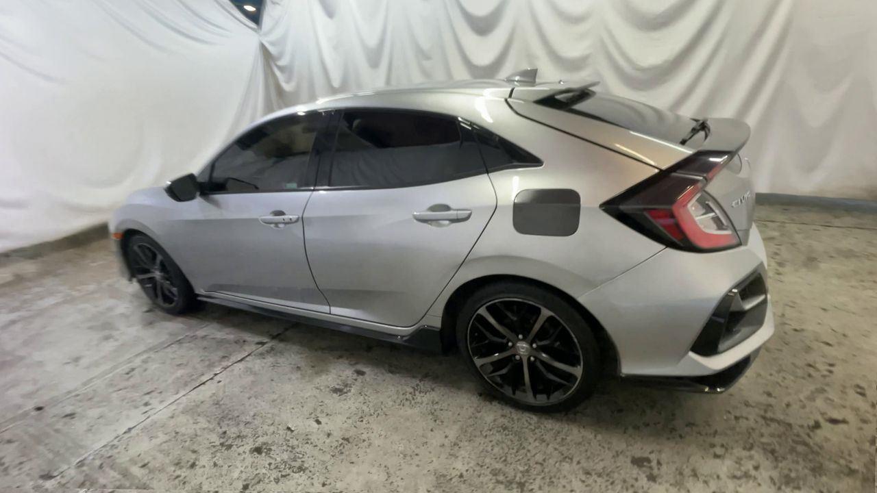 2021 Honda Civic Hatchback Sport - Lunar Silver Metallic exterior view 6