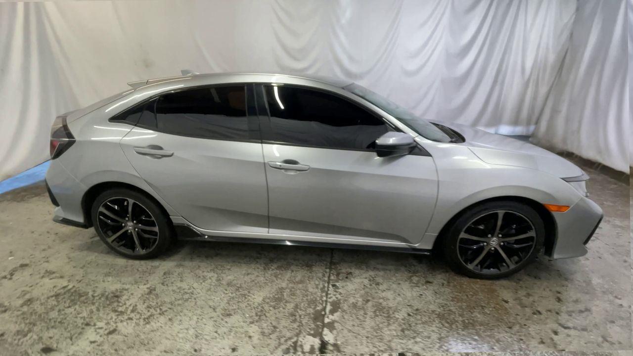 2021 Honda Civic Hatchback Sport - Lunar Silver Metallic exterior view 9