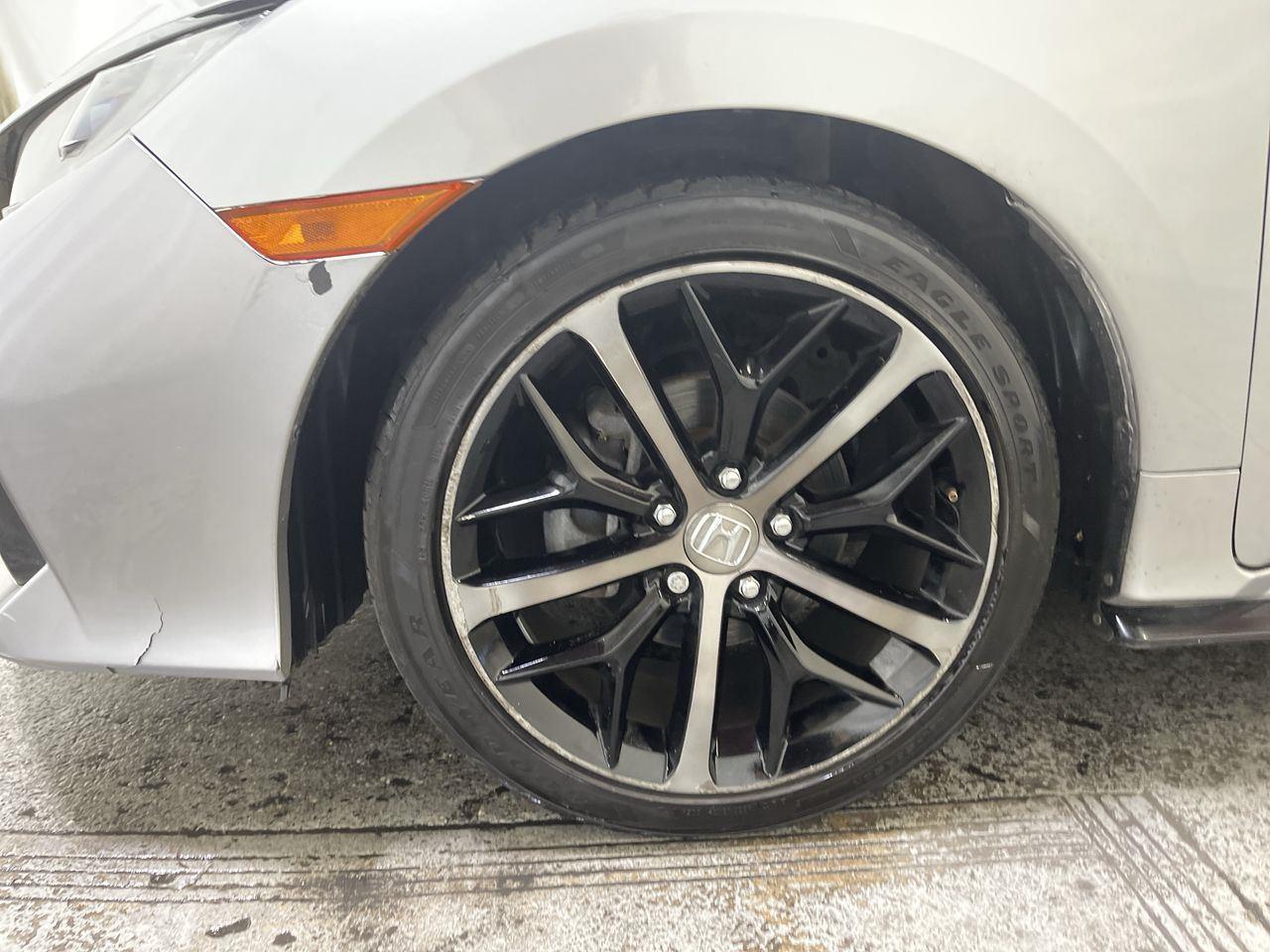 2021 Honda Civic Hatchback Sport - Lunar Silver Metallic exterior view 10