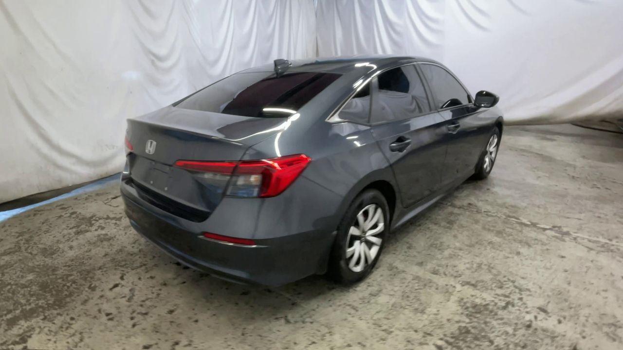 2023 Honda Civic Sedan LX - Meteorite Gray Metallic exterior view 8
