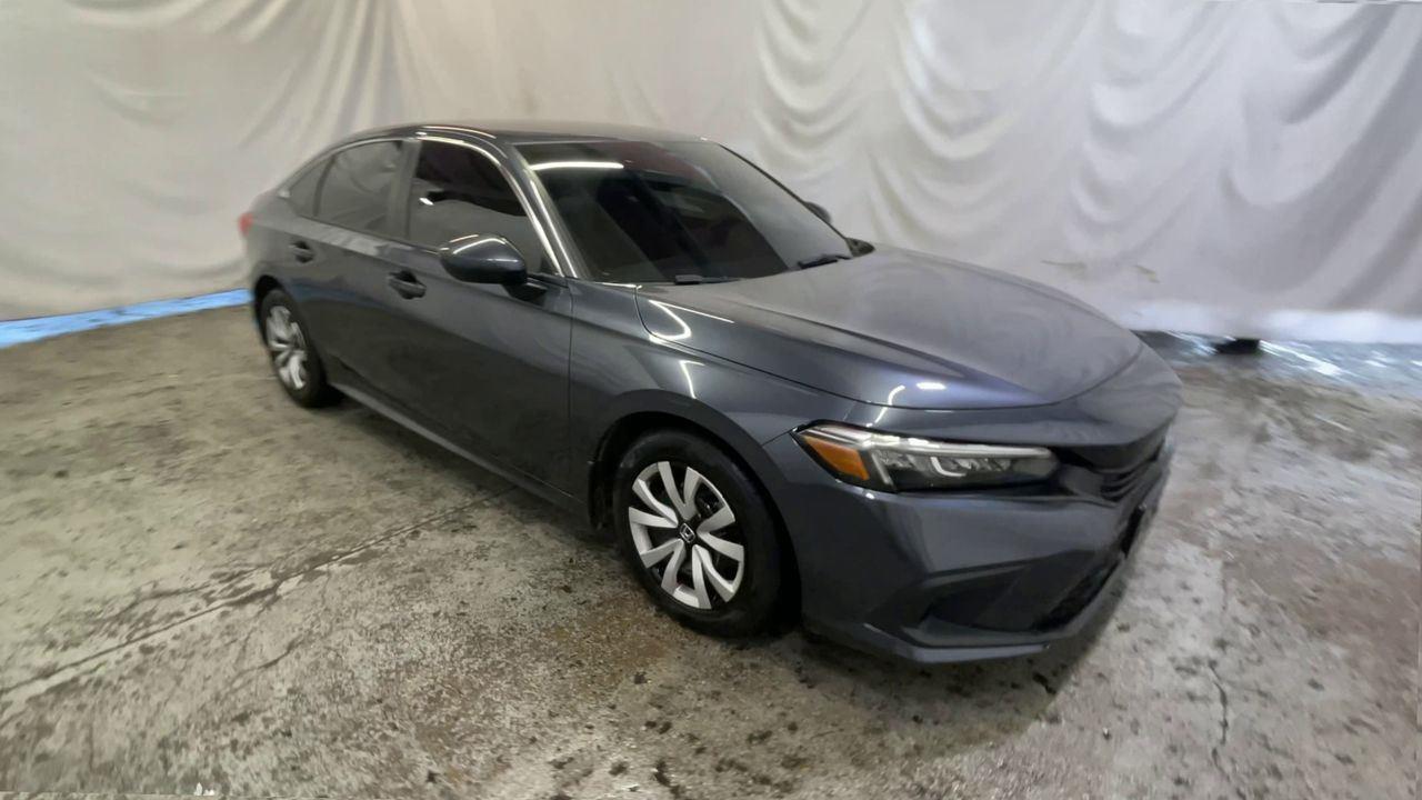 2023 Honda Civic Sedan LX - Meteorite Gray Metallic exterior view 2