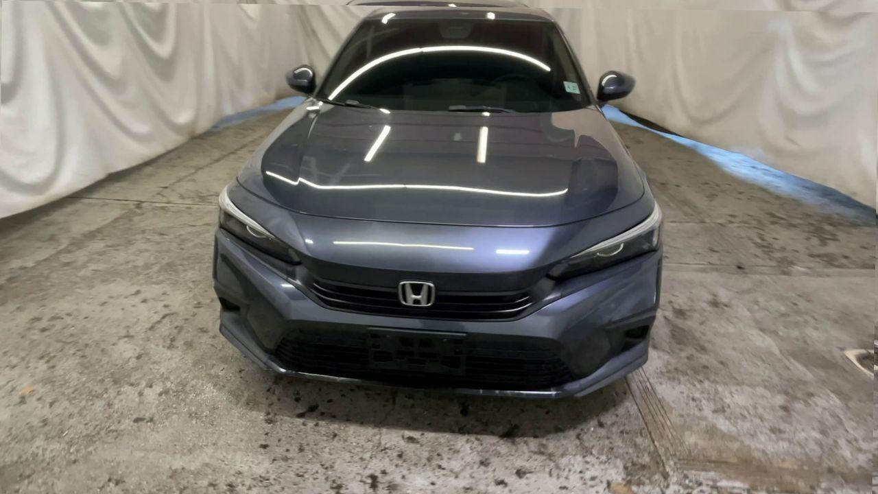 2023 Honda Civic Sedan LX - Meteorite Gray Metallic exterior view 3