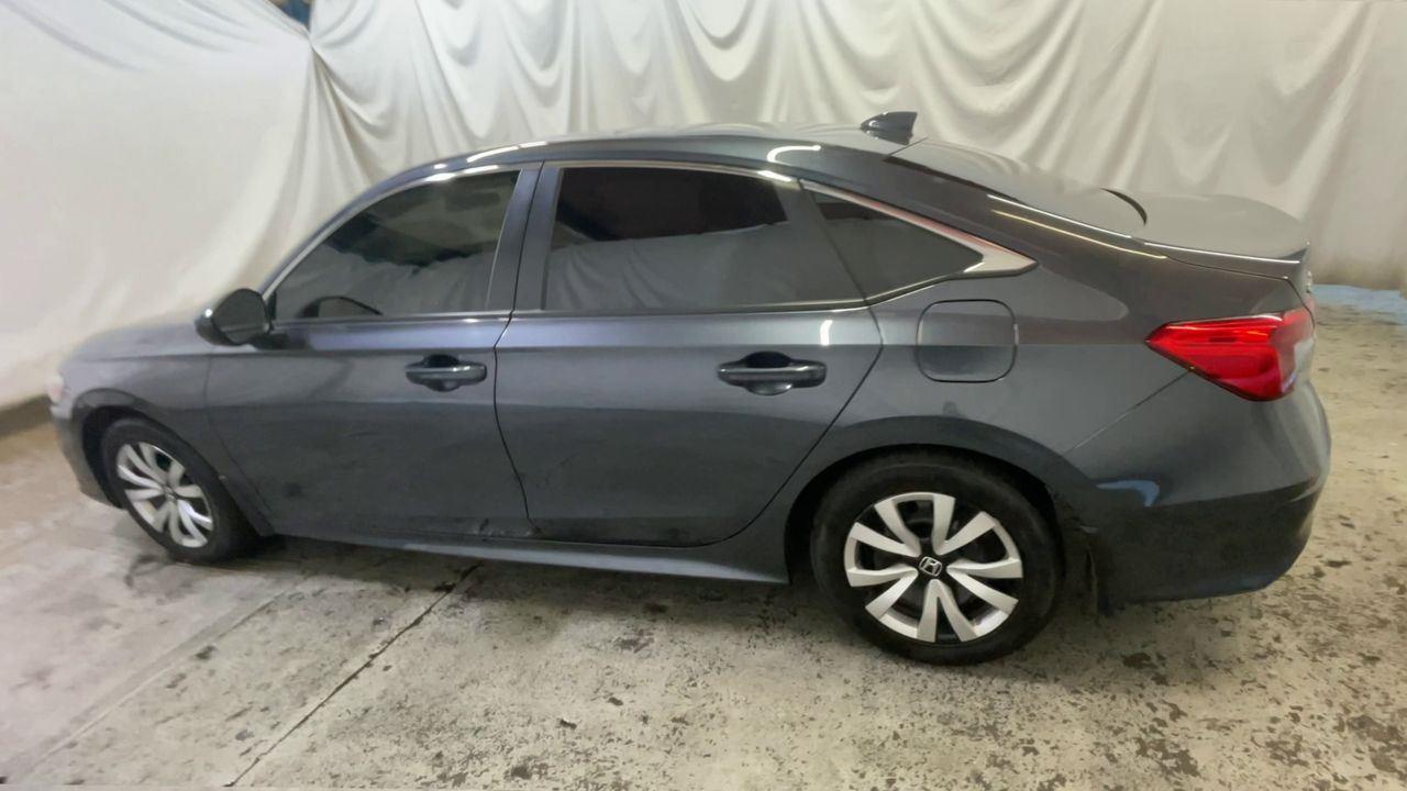 2023 Honda Civic Sedan LX - Meteorite Gray Metallic exterior view 6