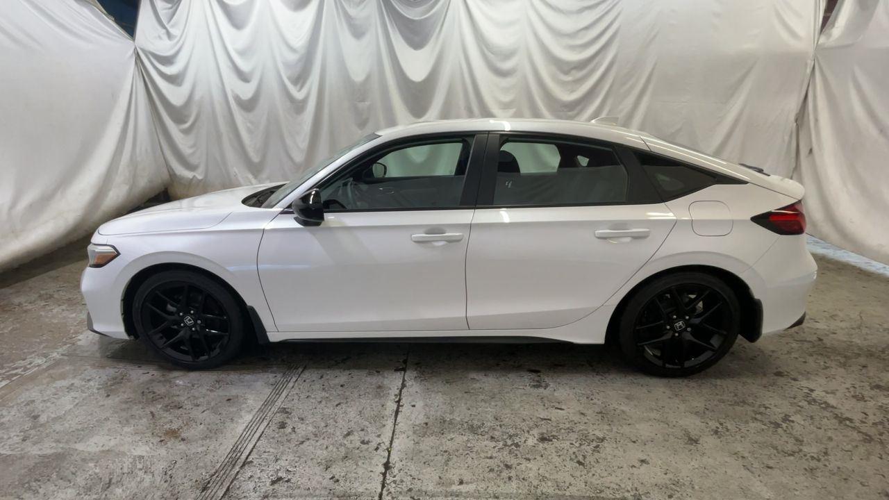 2025 Honda Civic Hatchback Sport - Platinum White Pearl exterior view 5
