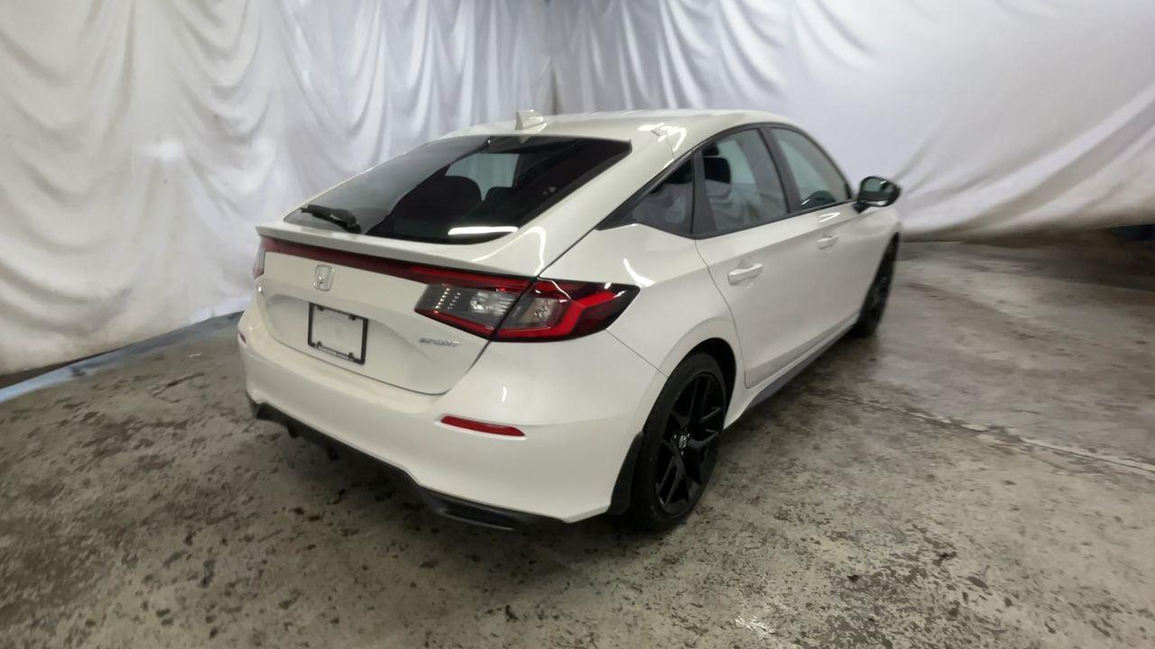 2025 Honda Civic Hatchback Sport - Platinum White Pearl exterior view 8