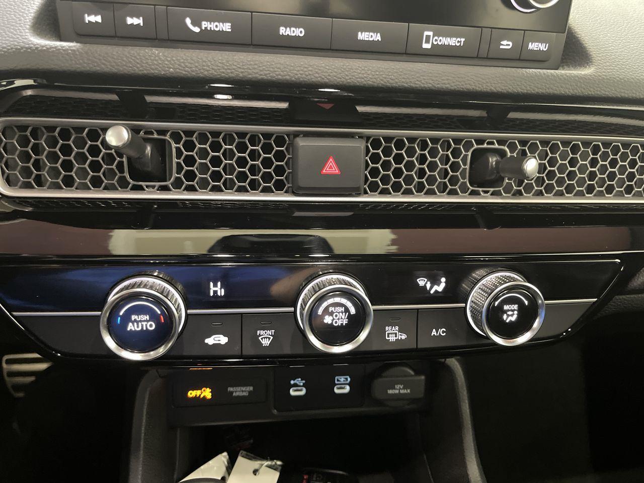 2025 Honda Civic Hatchback Sport - Platinum White Pearl exterior view 18