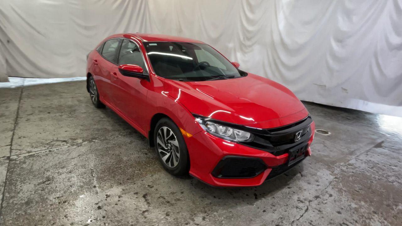 2017 Honda Civic Hatchback LX - White Orchid Pearl exterior view 2