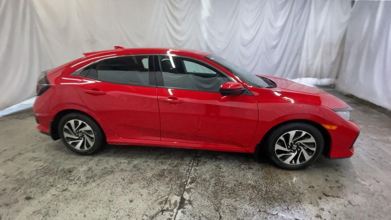 2017 Honda Civic Hatchback LX - White Orchid Pearl exterior view 9