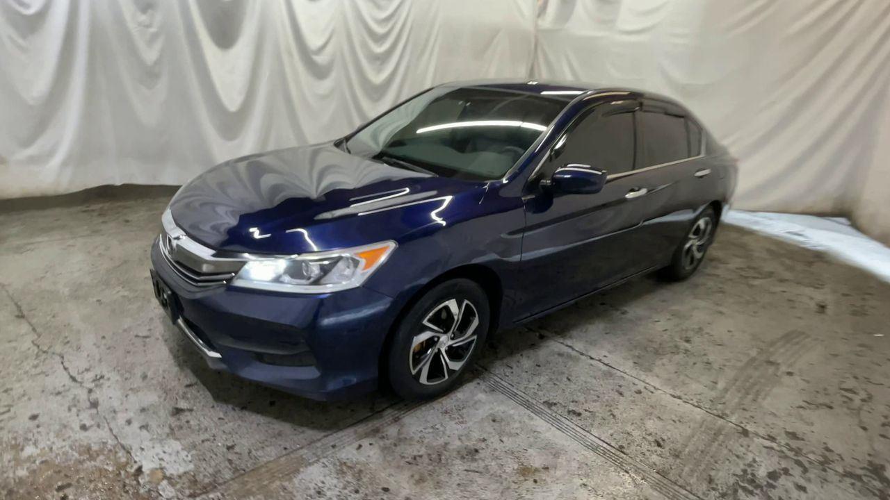 2017 Honda Accord Sedan LX - Obsidian Blue Pearl exterior view 4