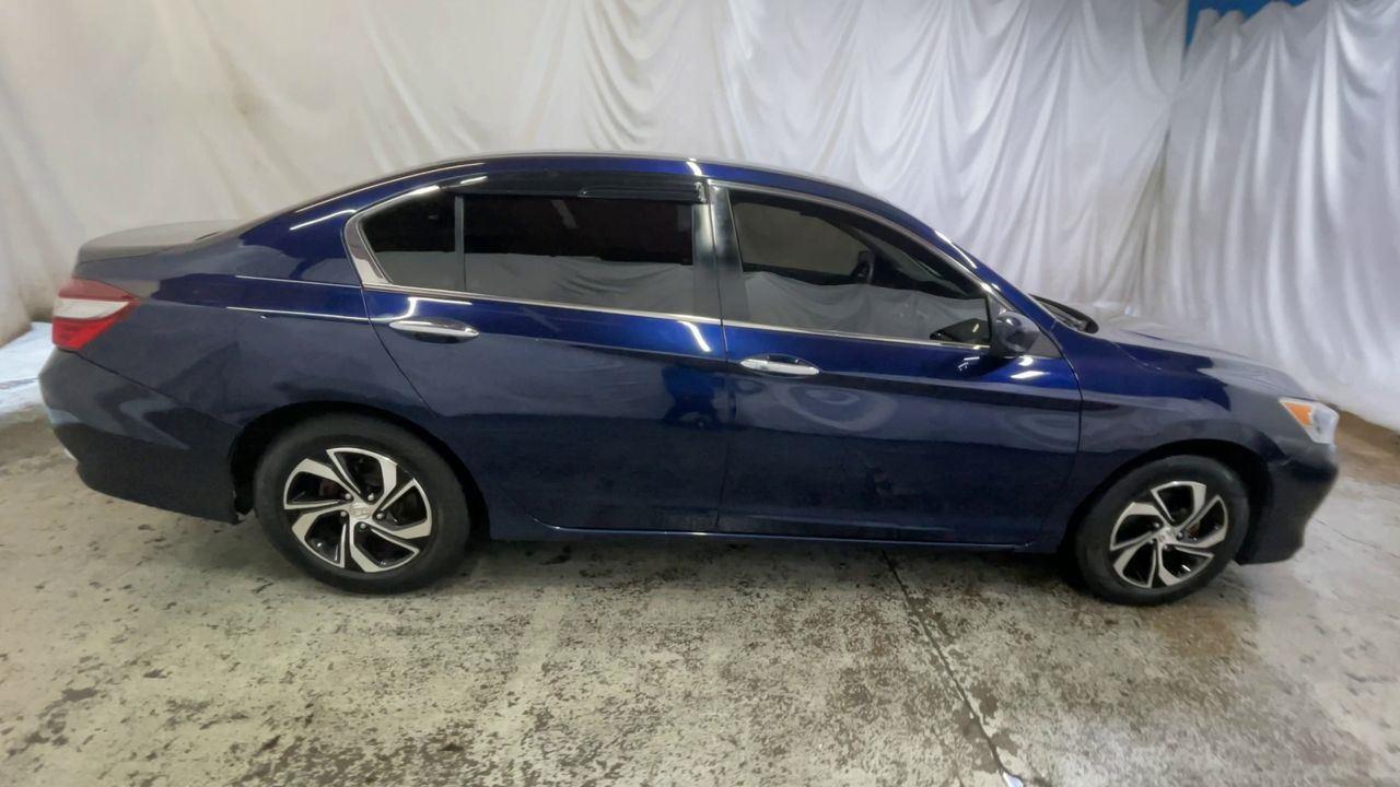 2017 Honda Accord Sedan LX - Obsidian Blue Pearl exterior view 9