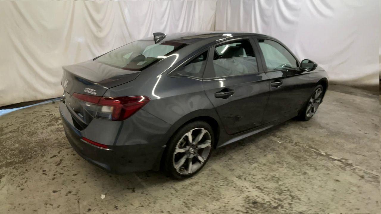 2025 Honda Civic Sedan Hybrid Sport Touring - Urban Gray Pearl exterior view 8