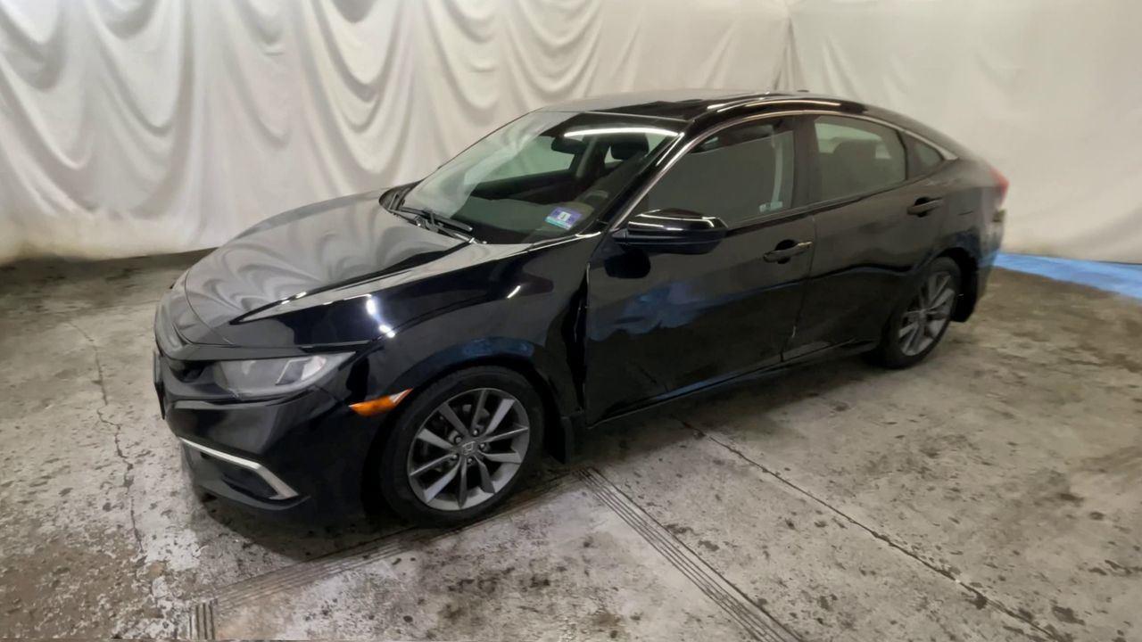 2019 Honda Civic Sedan EX - Crystal Black Pearl exterior view 4