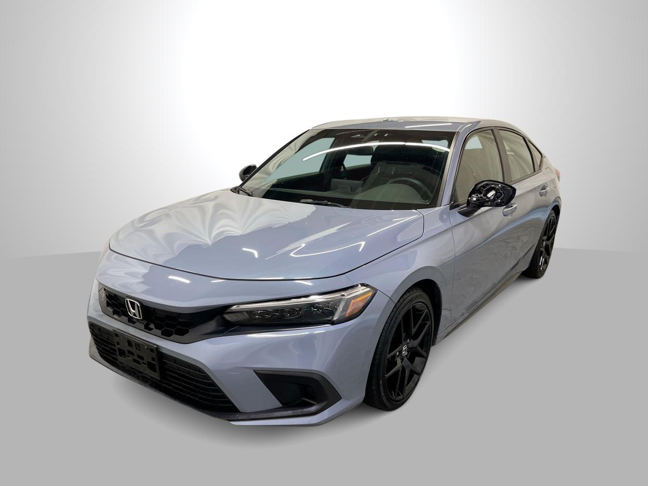 Sonic Gray Pearl 2024 Honda Civic Hatchback Sport FWD Hatchback Front-Wheel Drive Continuously Variable Transmission