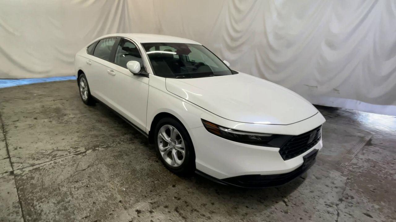 2023 Honda Accord Sedan LX - Platinum White Pearl exterior view 2