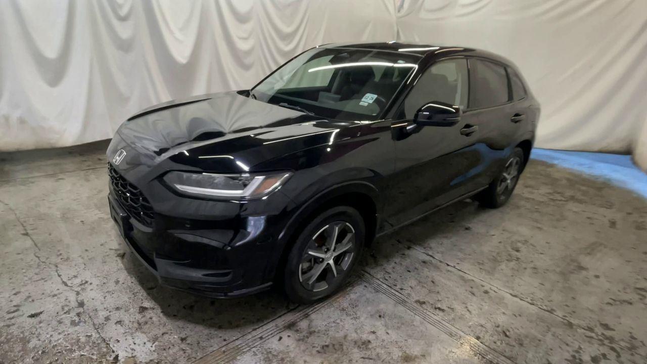 2024 Honda HR-V EX-L - Crystal Black Pearl exterior view 4