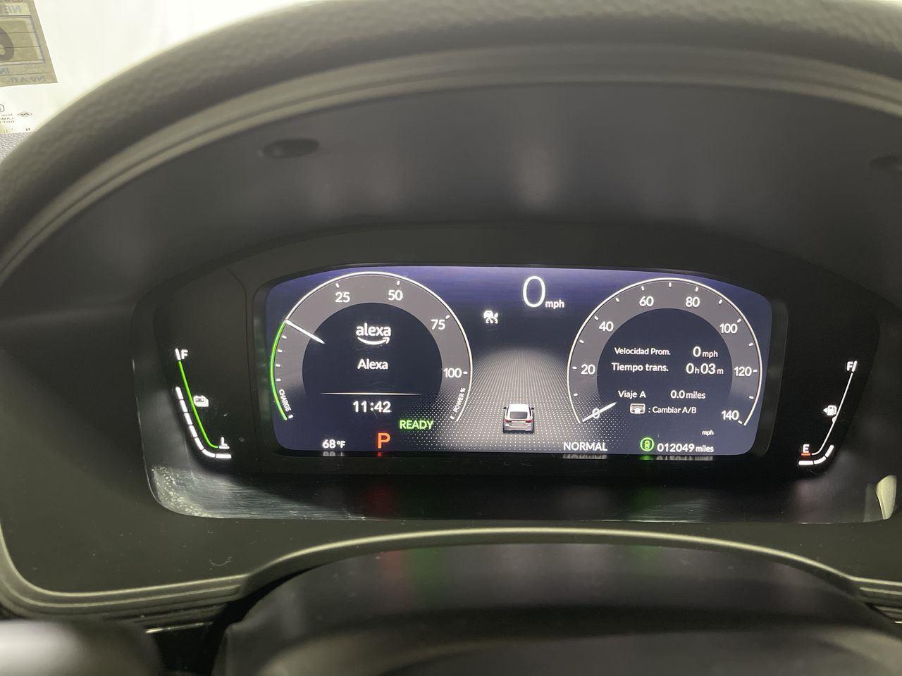 2025 Honda Civic Hatchback Hybrid Sport Touring - Platinum White Pearl exterior view 15