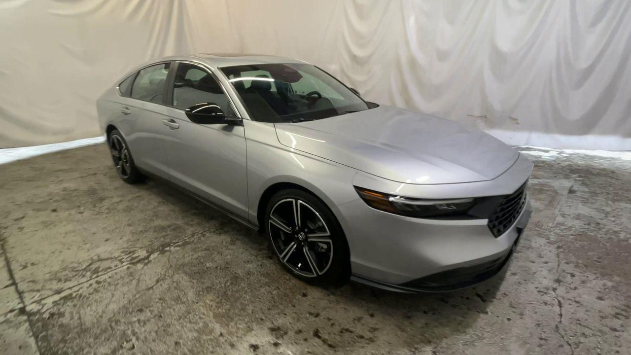 2025 Honda Accord Hybrid Sport - Solar Silver Metallic exterior view 2