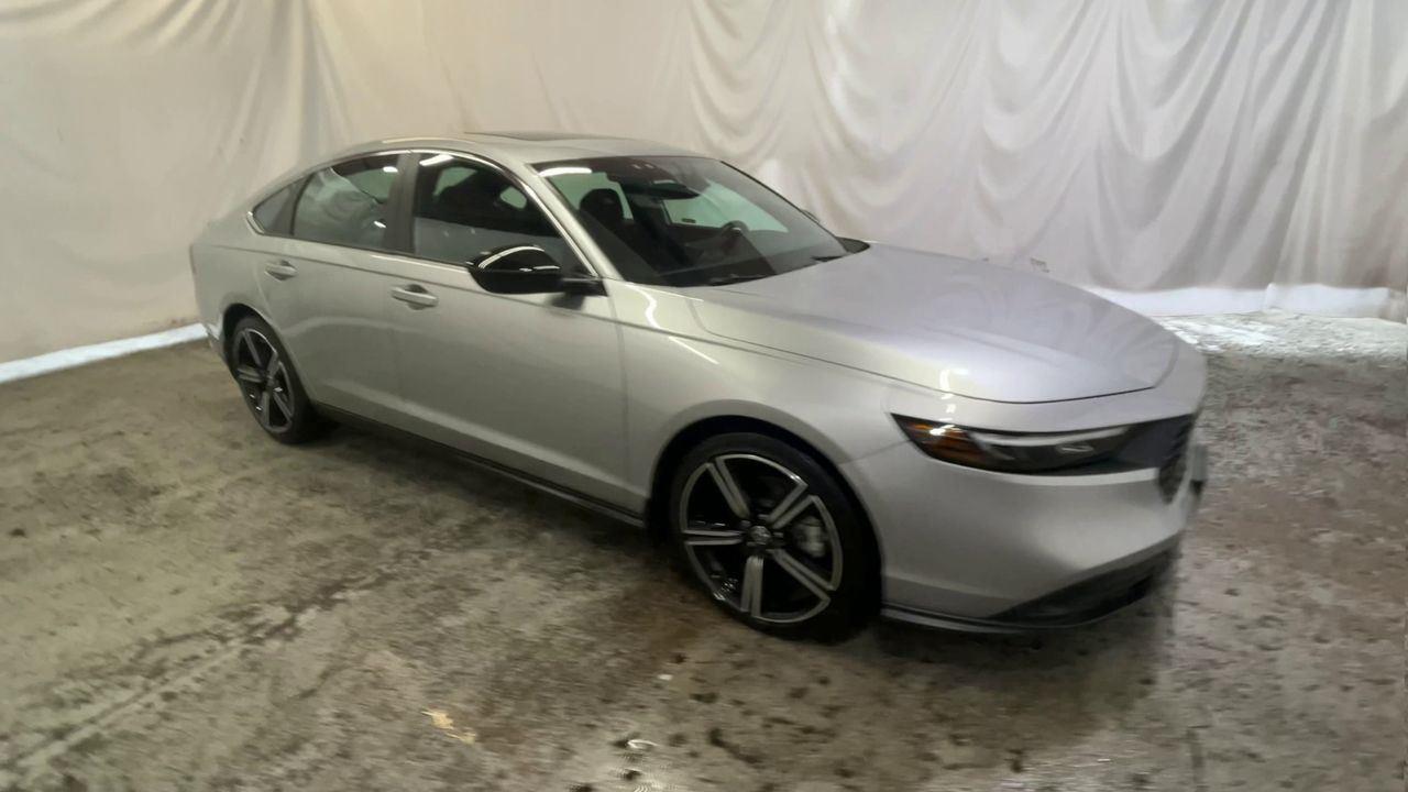 2024 Honda Accord Hybrid Sport - Solar Silver Metallic exterior view 2