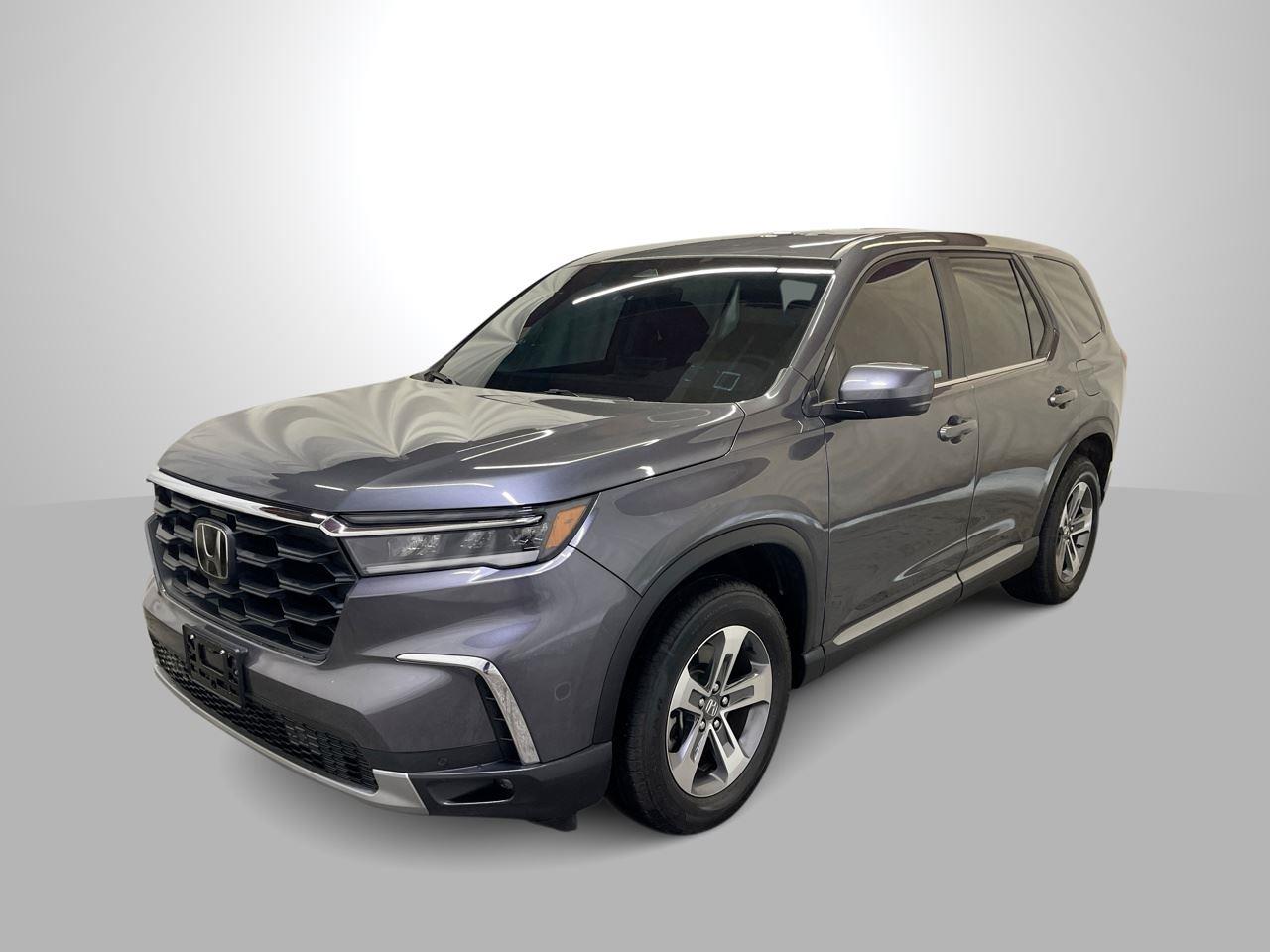 Gray (Modern Steel Metallic) 2025 Honda Pilot EX-L AWD SUV / Crossover All-Wheel Drive Automatic