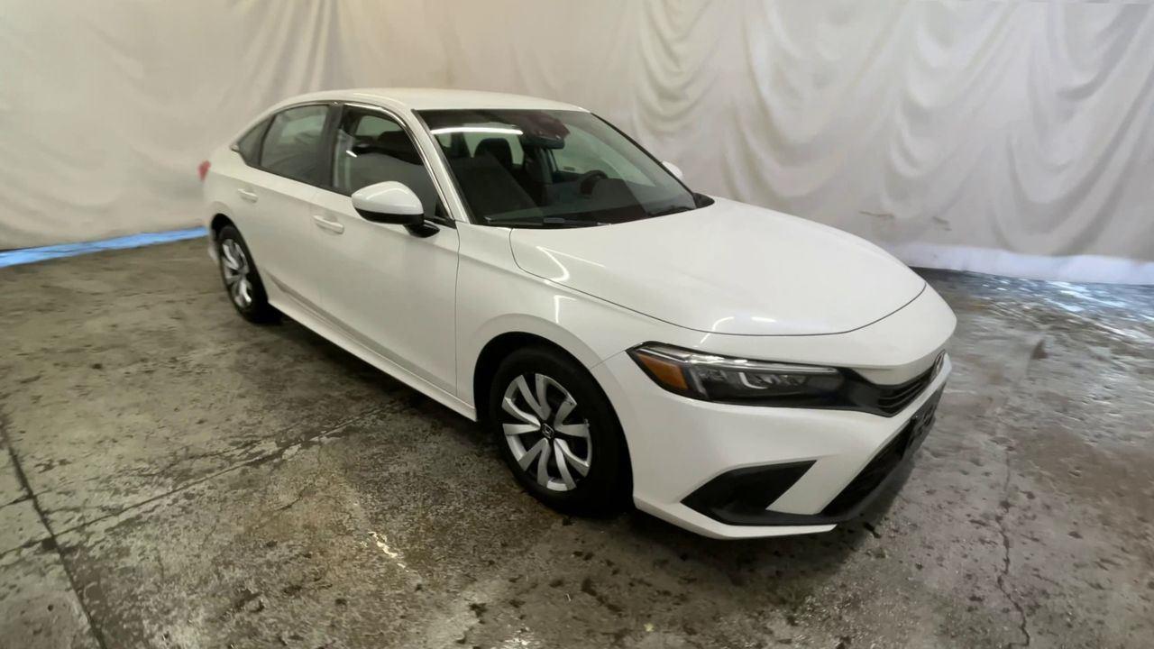 2023 Honda Civic Sedan LX - Platinum White Pearl exterior view 2