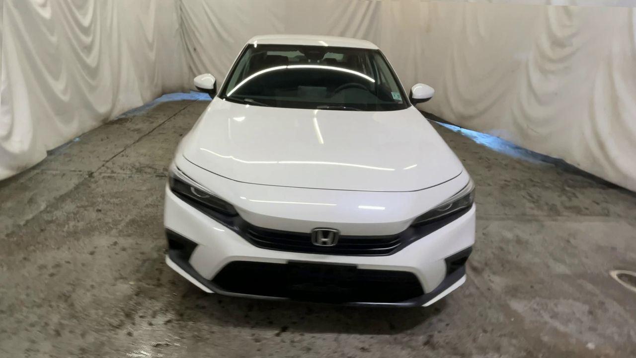 2023 Honda Civic Sedan LX - Platinum White Pearl exterior view 3