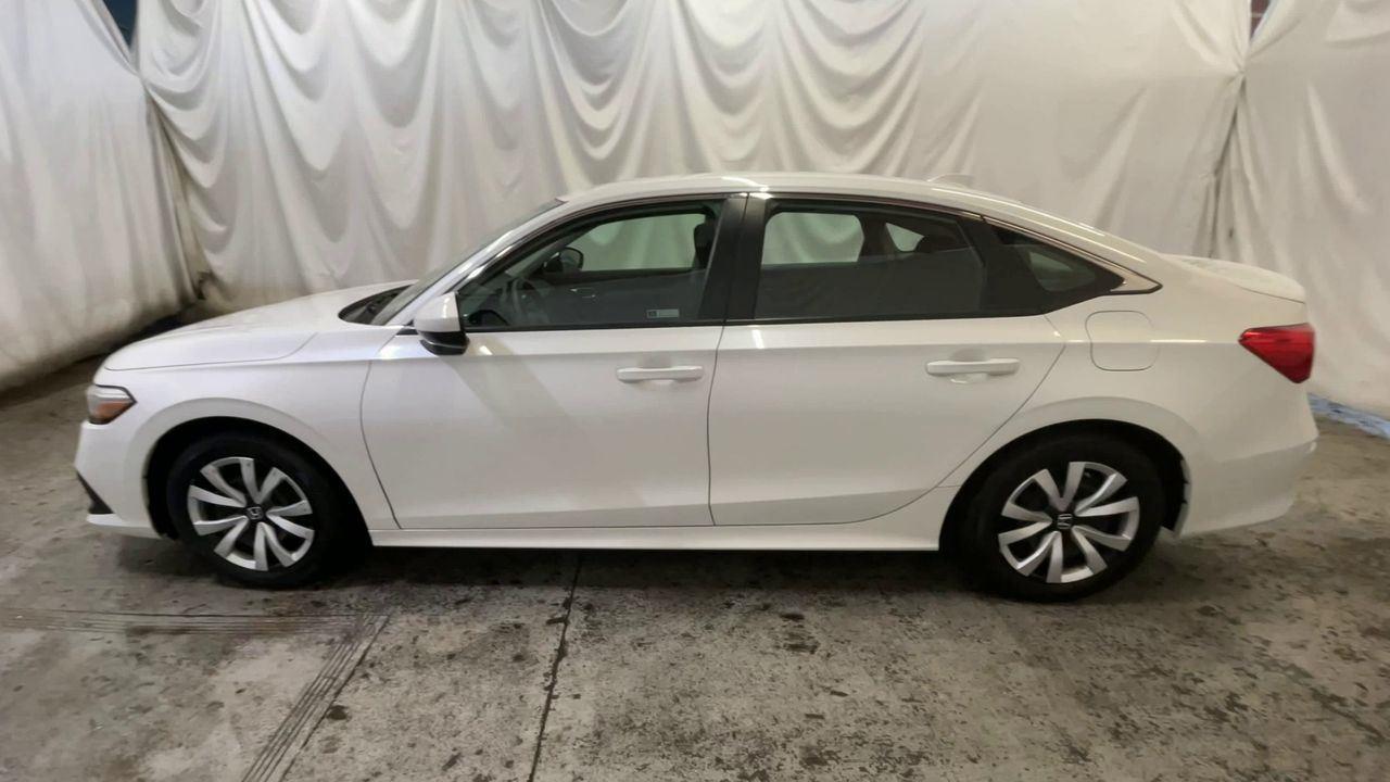 2023 Honda Civic Sedan LX - Platinum White Pearl exterior view 5