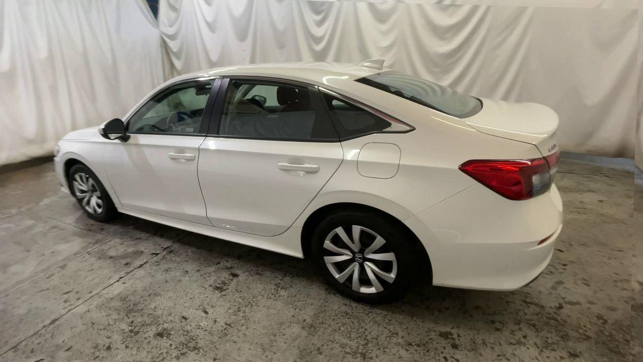 2023 Honda Civic Sedan LX - Platinum White Pearl exterior view 6