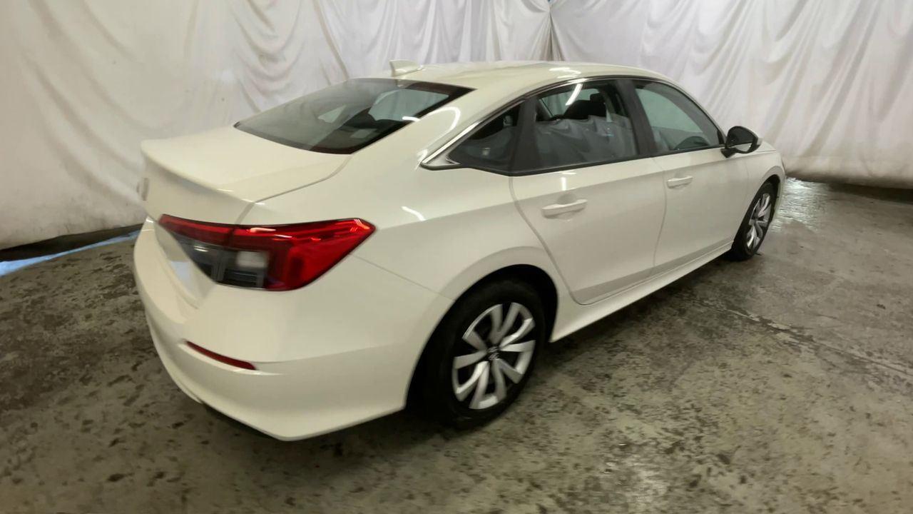 2023 Honda Civic Sedan LX - Platinum White Pearl exterior view 8