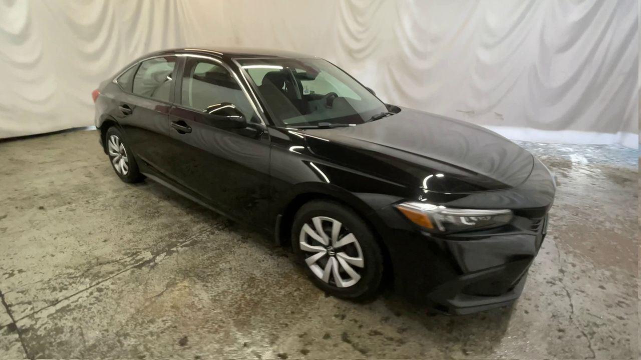2023 Honda Civic Sedan LX - Crystal Black Pearl exterior view 2