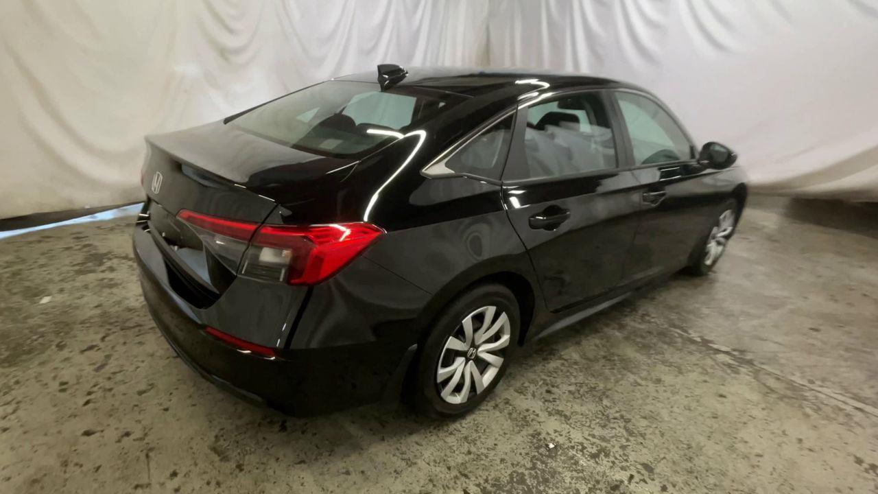 2023 Honda Civic Sedan LX - Crystal Black Pearl exterior view 8