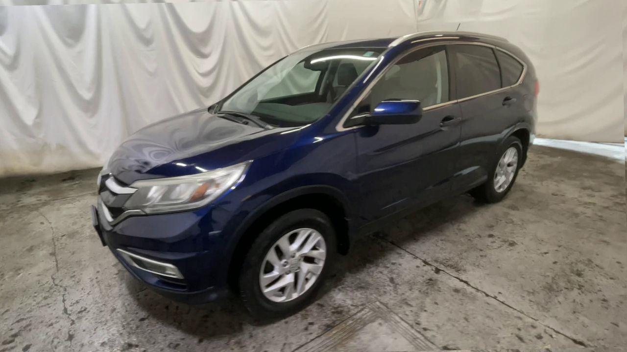 2016 Honda CR-V EX-L - Obsidian Blue Pearl exterior view 4